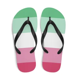 Abrosexual Pride Flip-Flops