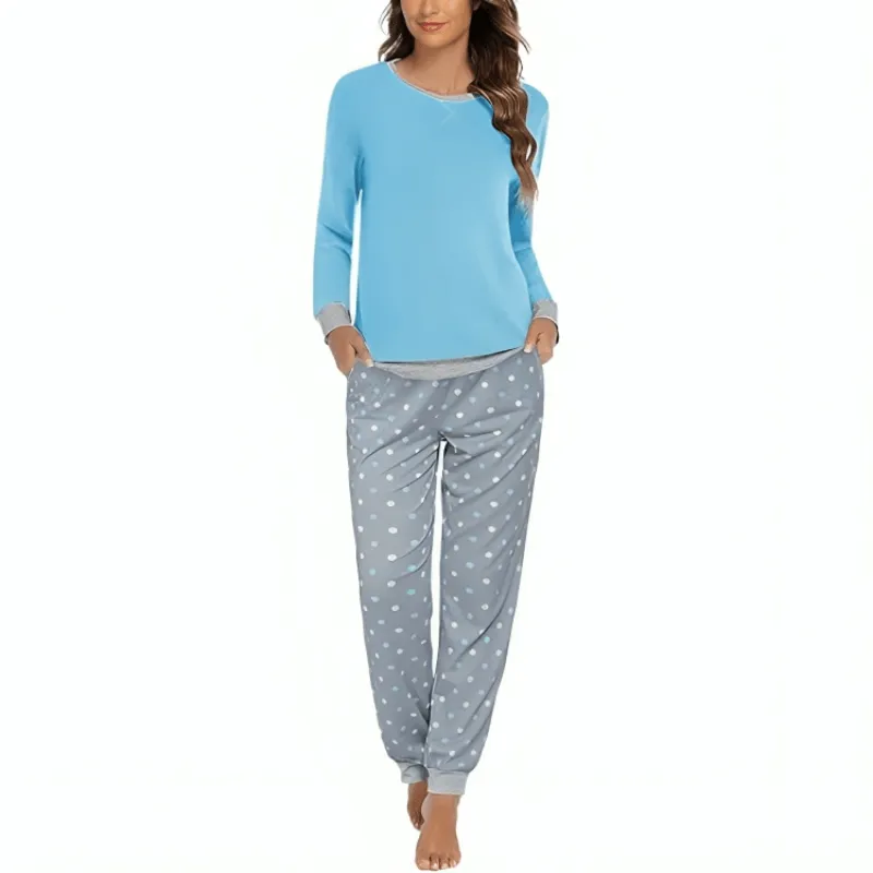Abstract Lounge Set Pockets  Stylish Comfort for Everyday Wear