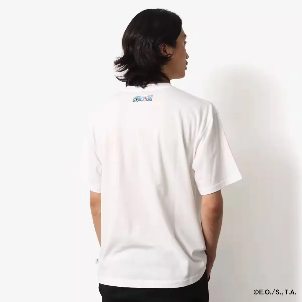 ATMOS X ONE PIECE WANTED POSTER T-SHRTS WHITE X KID