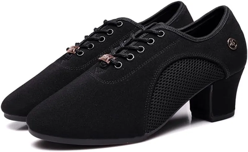 Ballroom Dance Shoes, Women Salsa Latin Dancing Practice Shoes for Beginners Comfortable Modern Dance Shoes