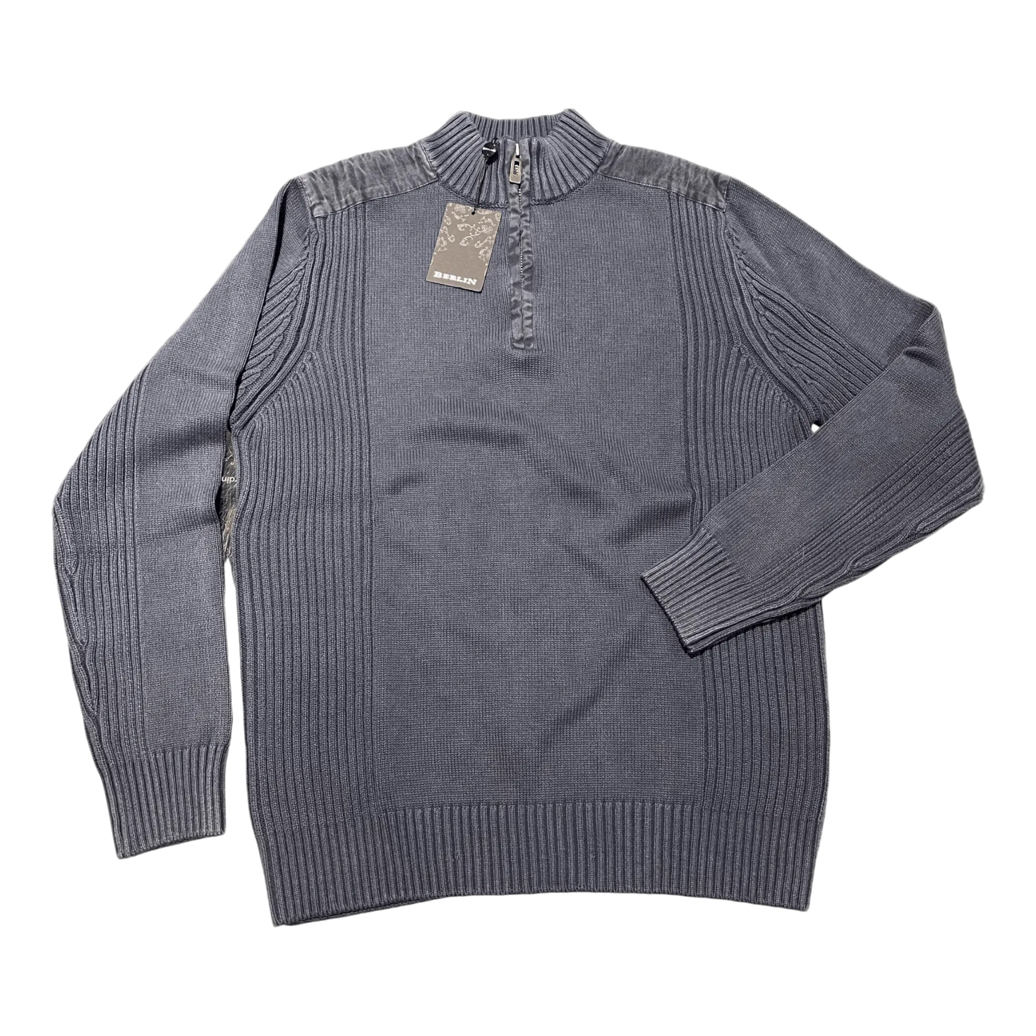 Berlin 1/4 Zip Cotton Pullover K296