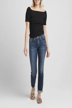 Boyfriend Mid Rise Jeans