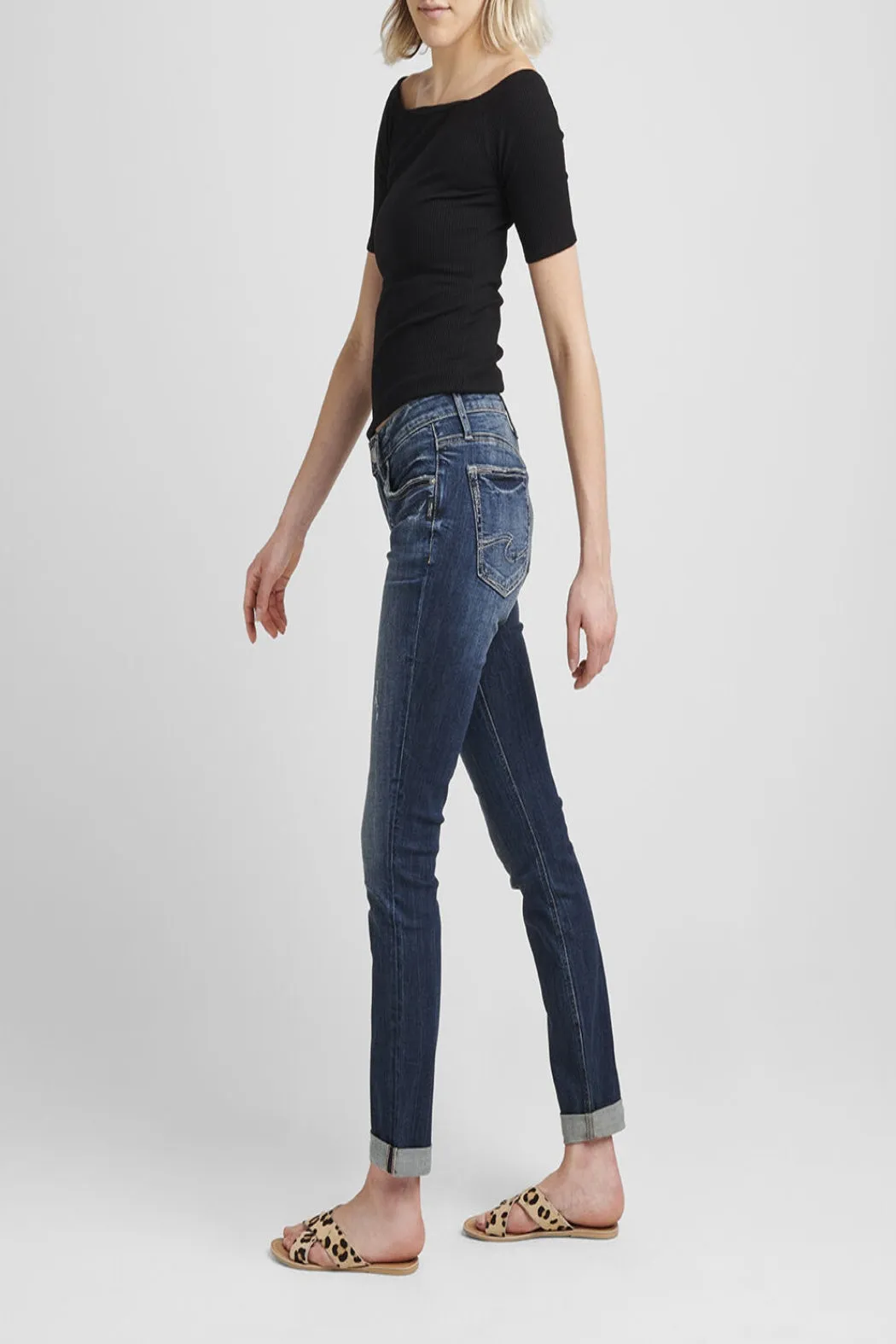 Boyfriend Mid Rise Jeans