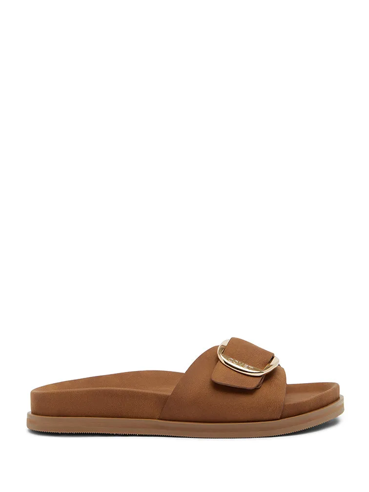 CAYO Brown Slide Sandals