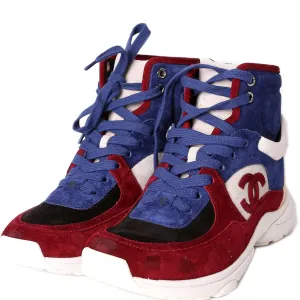 CC High Top Suede Sneakers
