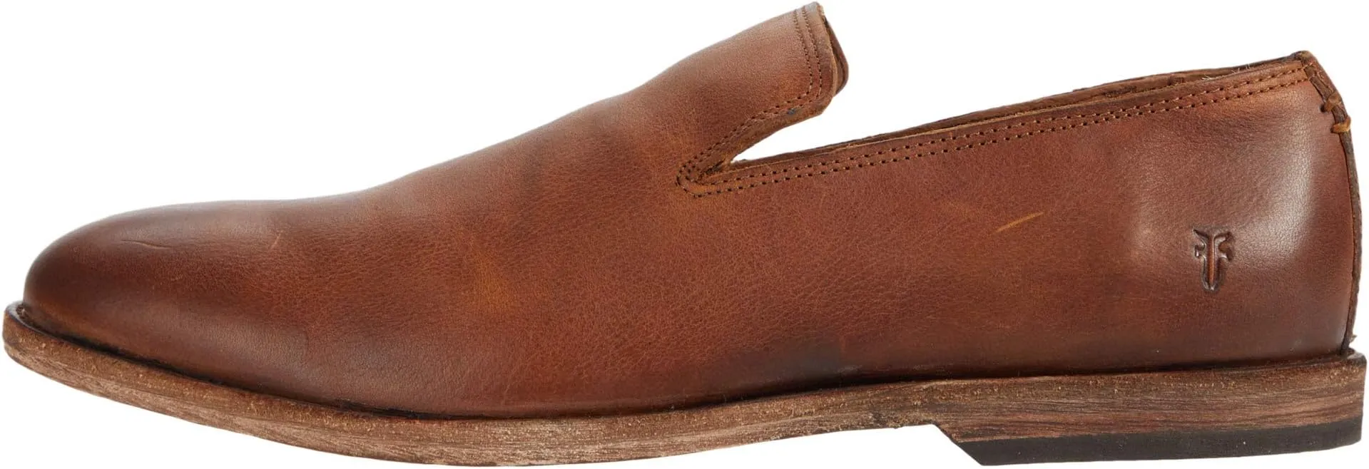 Chris Venetian Frye Loafers in Tan Oiled Vintage