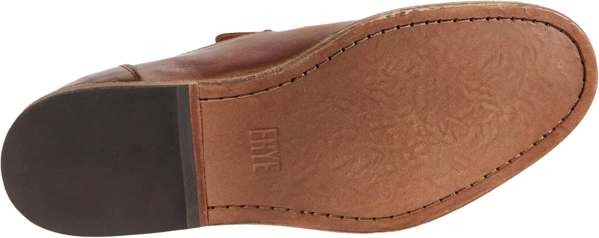 Chris Venetian Frye Loafers in Tan Oiled Vintage