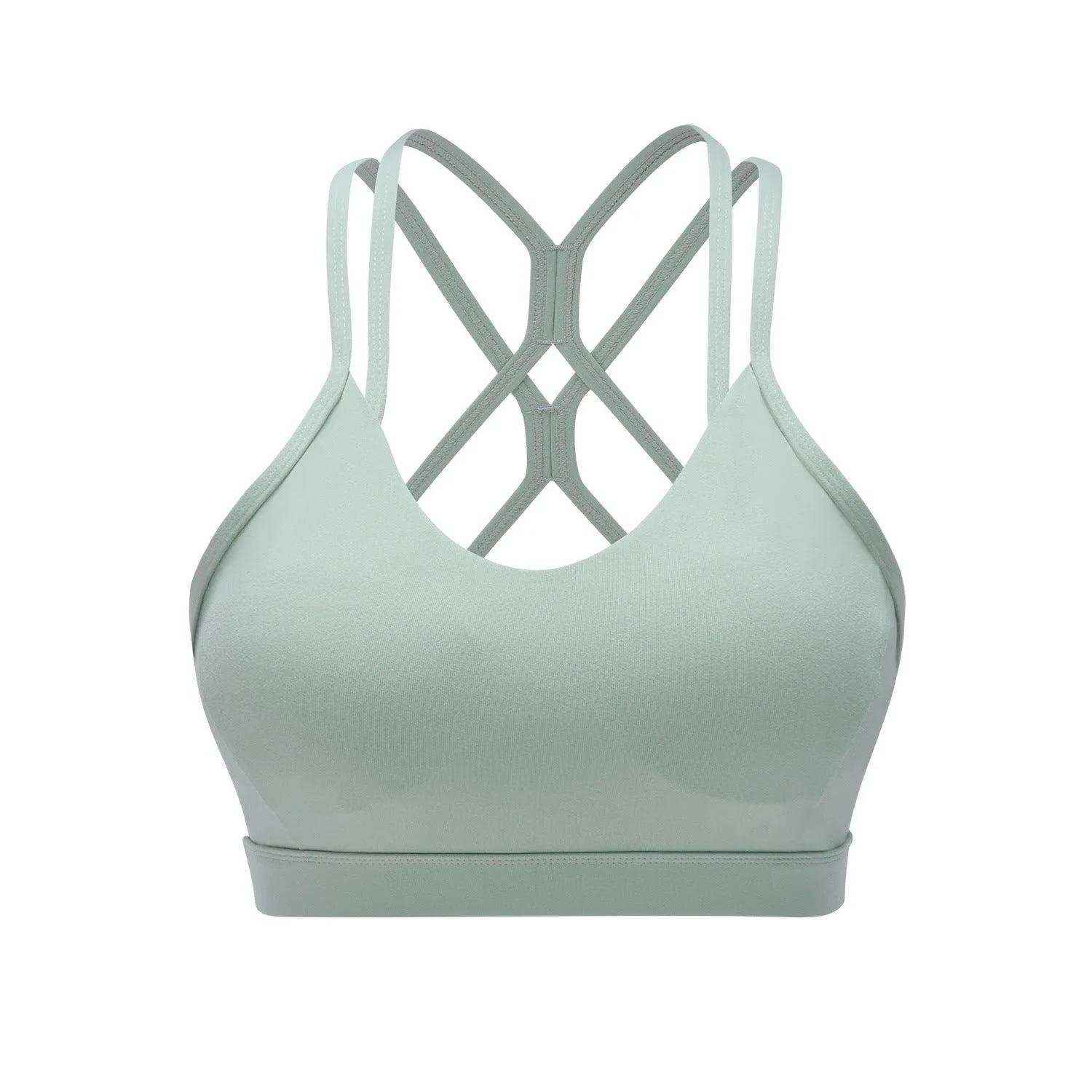 Cross beauty back sports bra
