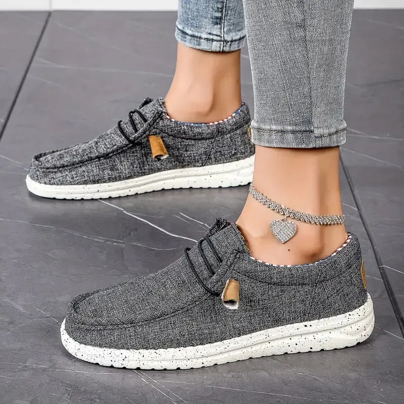 Dames Loafers - Comfortabele Slip-On Flats met Zachte Zool, Lichtgewicht & Veelzijdig