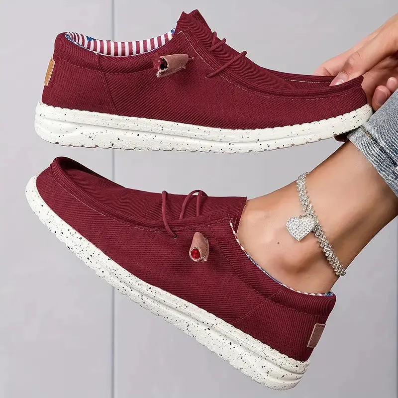 Dames Loafers - Comfortabele Slip-On Flats met Zachte Zool, Lichtgewicht & Veelzijdig