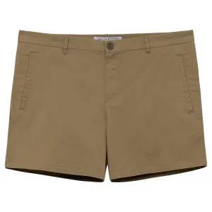 Dark Khaki Stretch Solid Holler Short