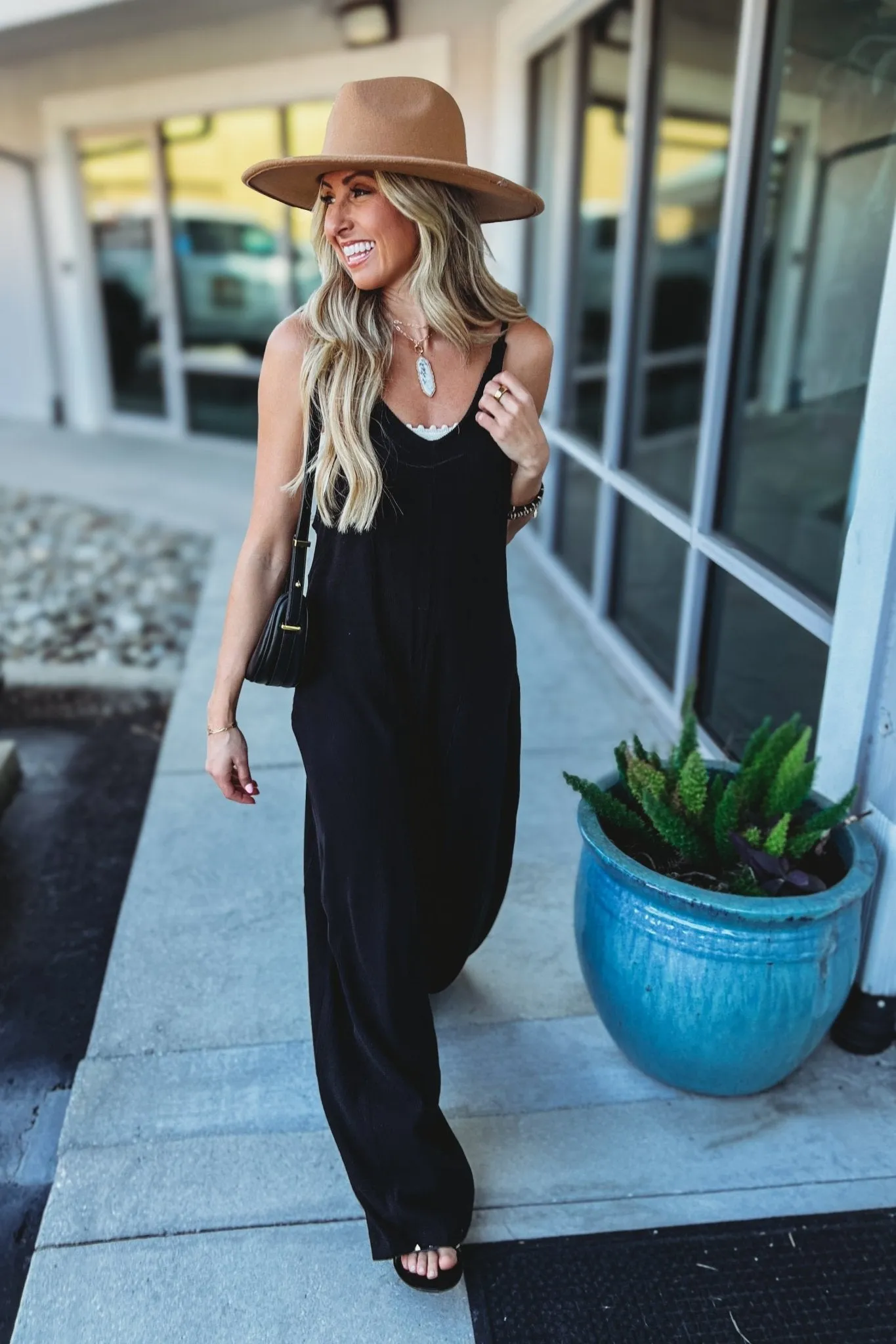 Desert Moon Black Jumpsuit