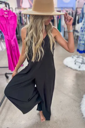 Desert Moon Black Jumpsuit