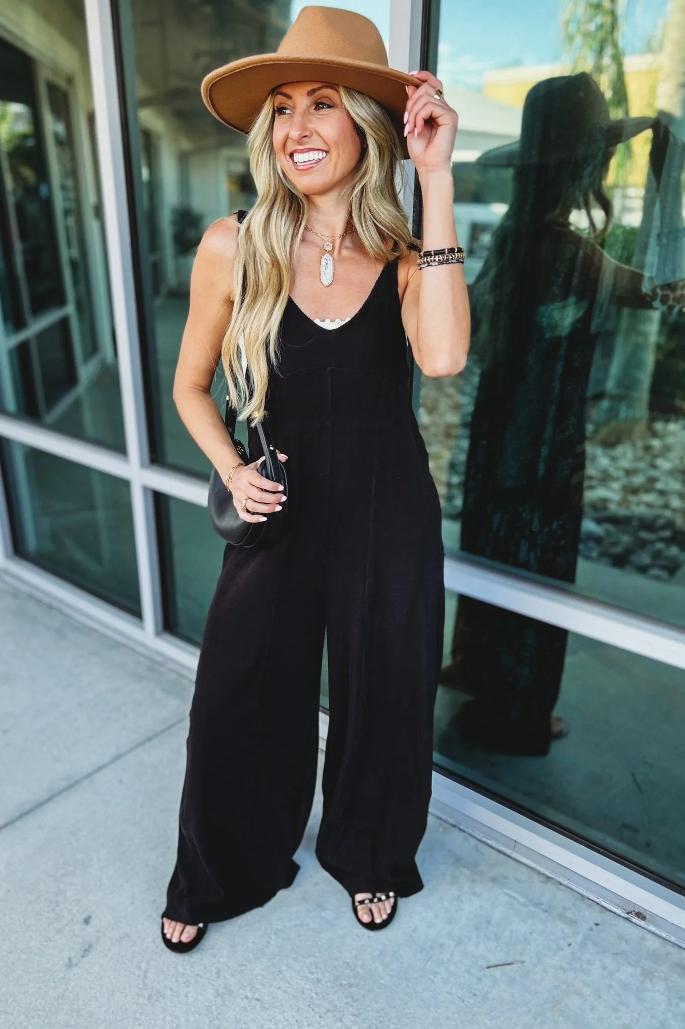Desert Moon Black Jumpsuit