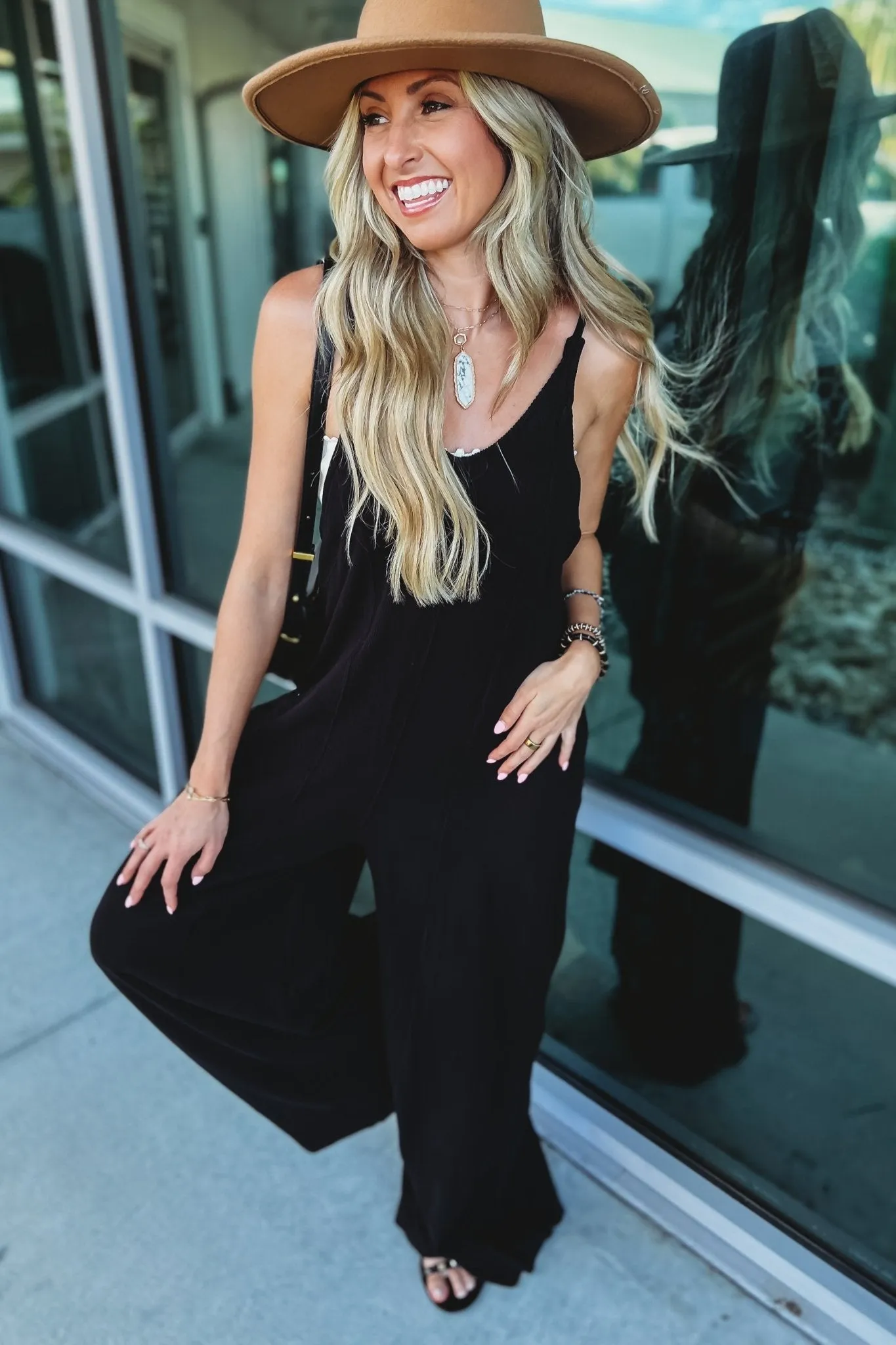 Desert Moon Black Jumpsuit