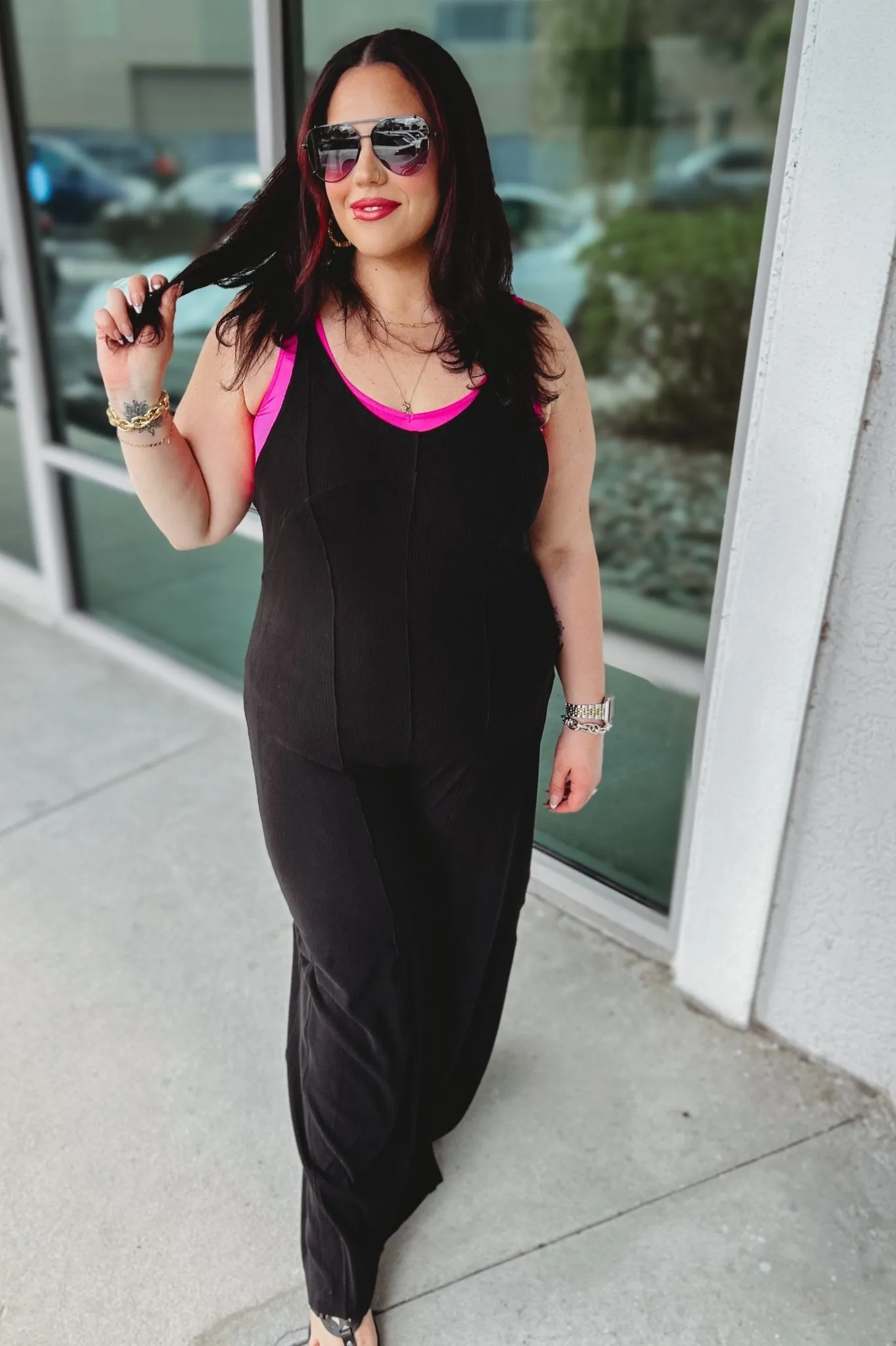Desert Moon Black Jumpsuit