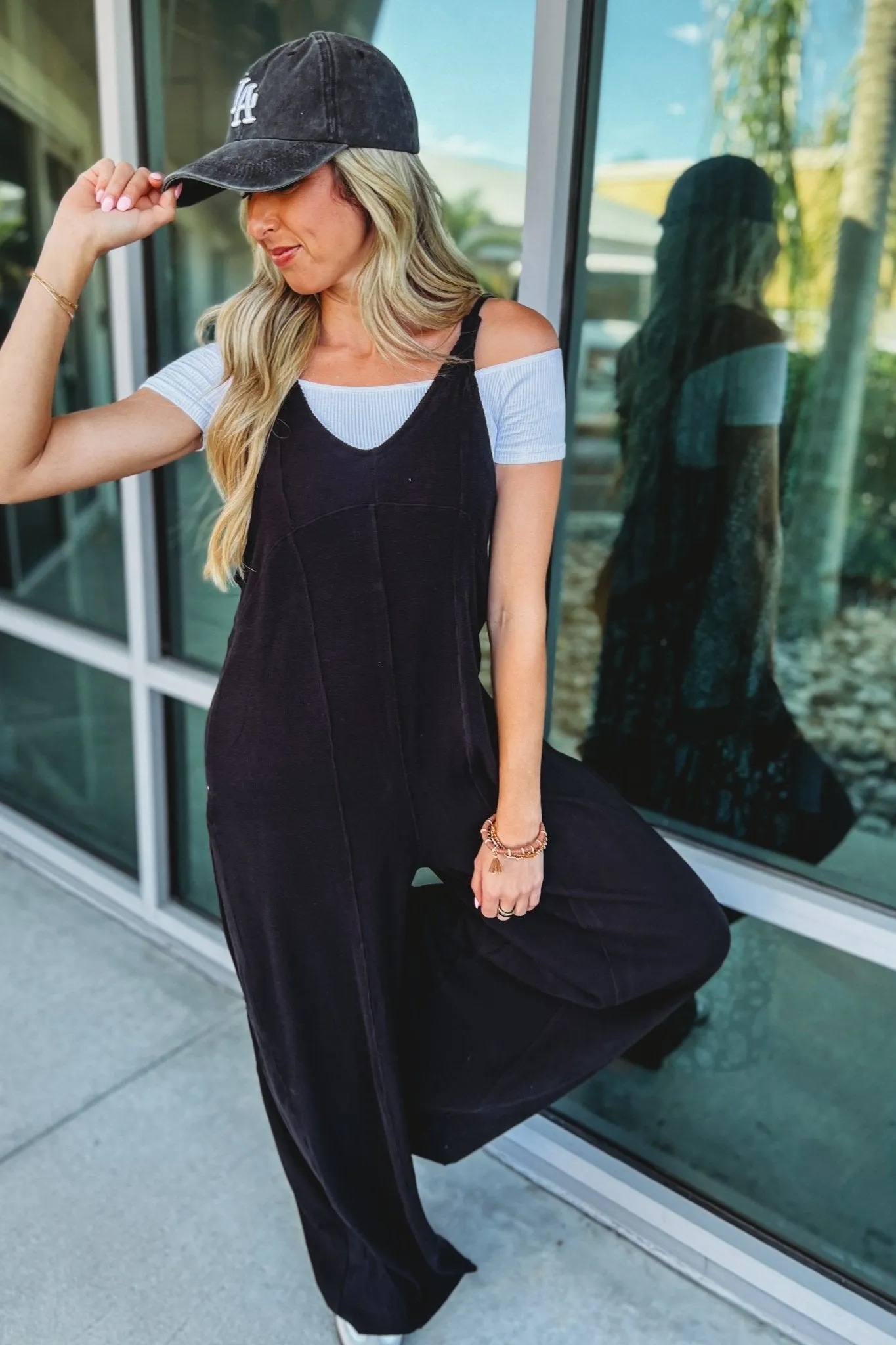 Desert Moon Black Jumpsuit