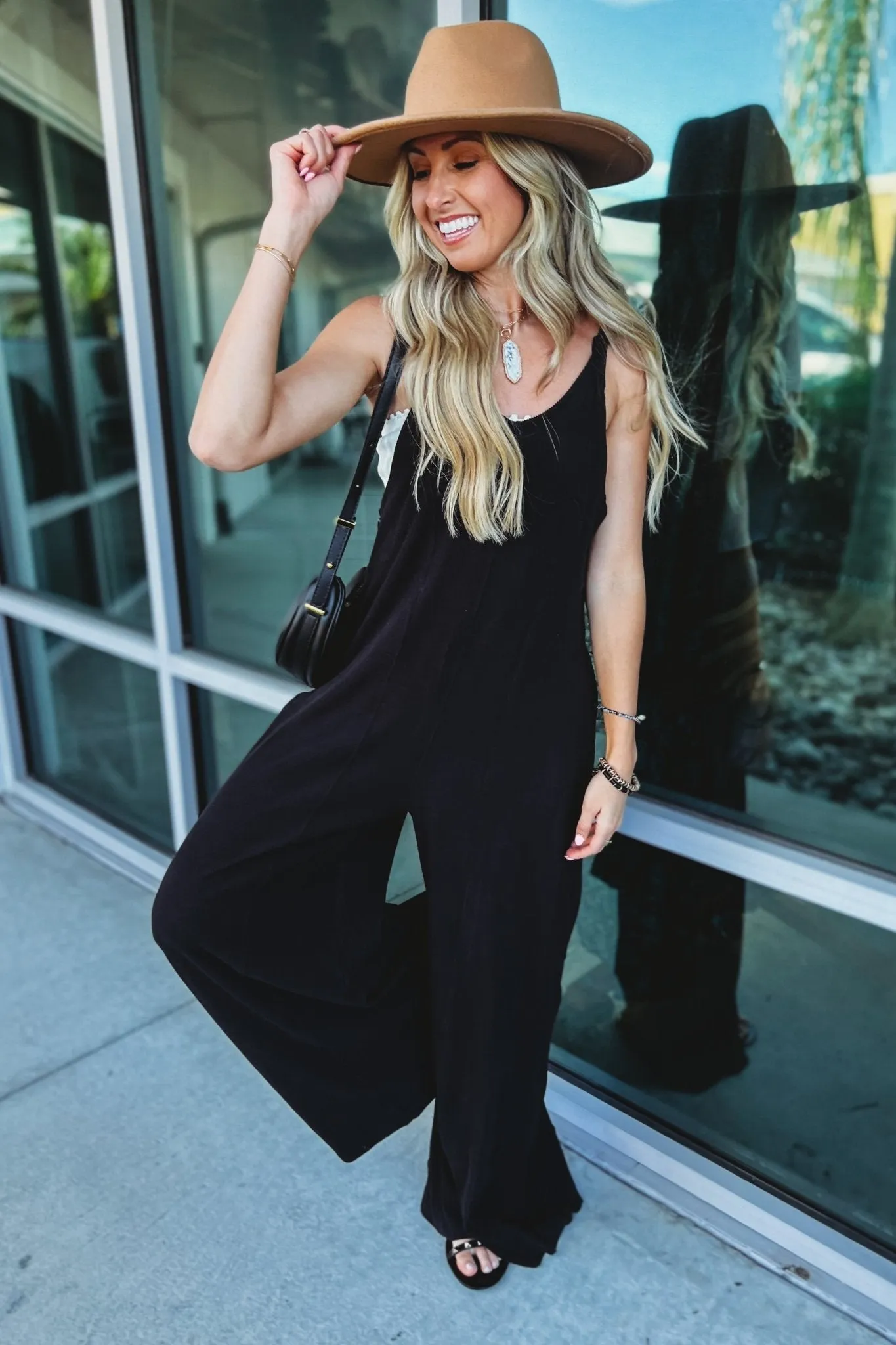 Desert Moon Black Jumpsuit