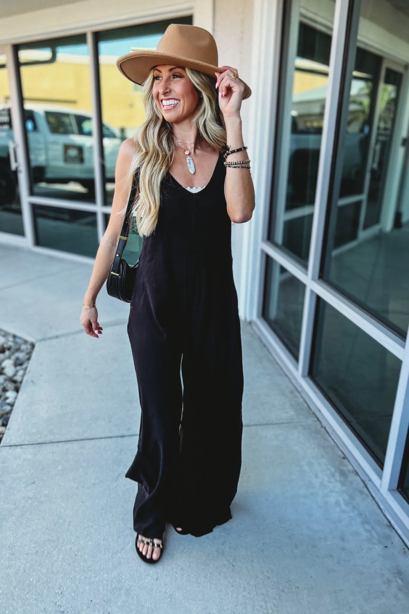 Desert Moon Black Jumpsuit
