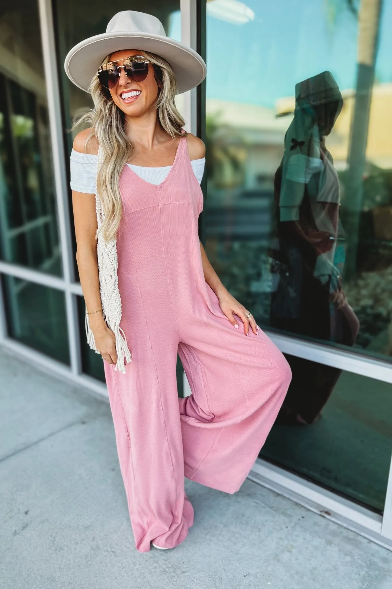 Desert Moon Rose Pink Jumpsuit
