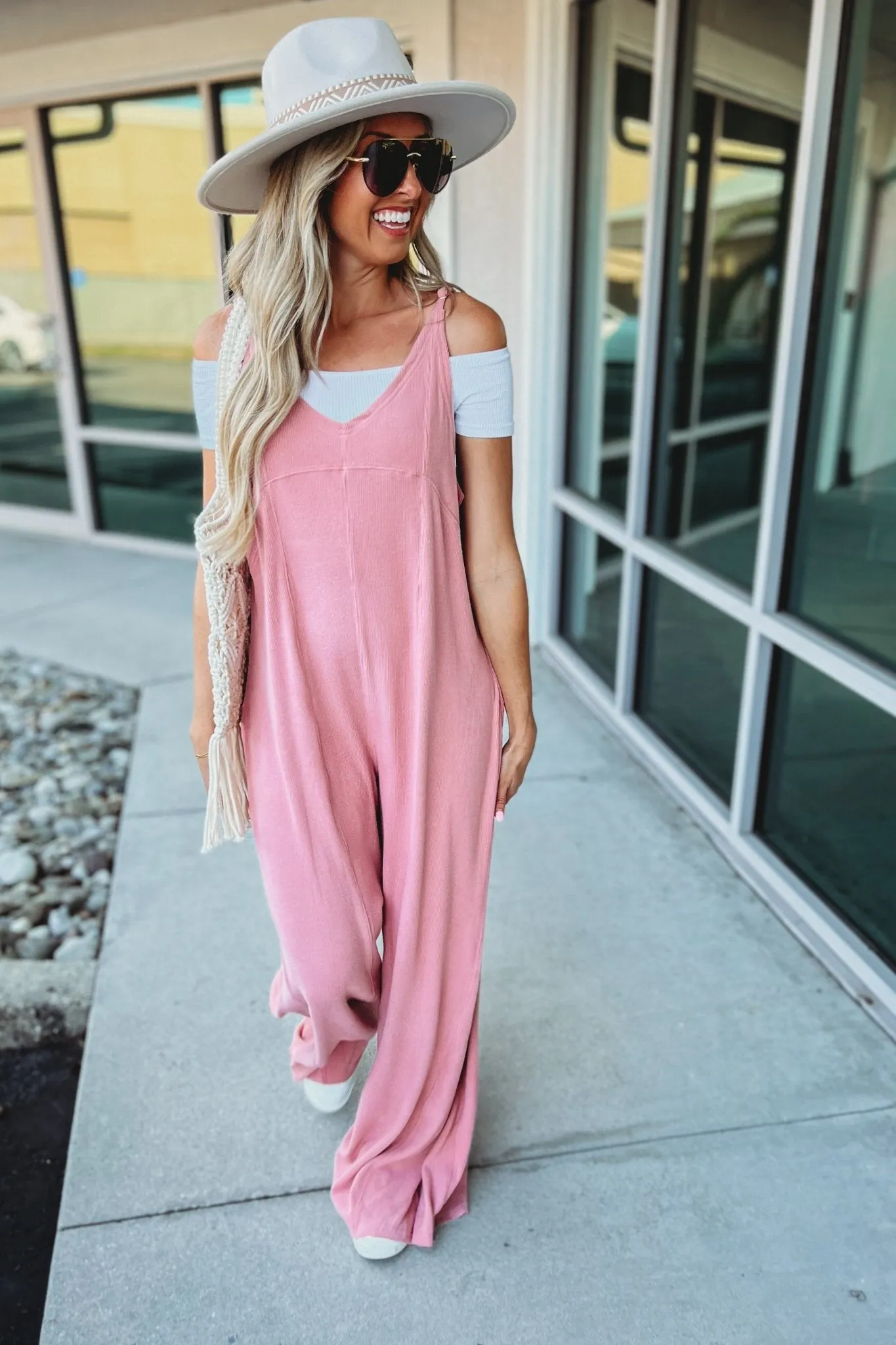Desert Moon Rose Pink Jumpsuit