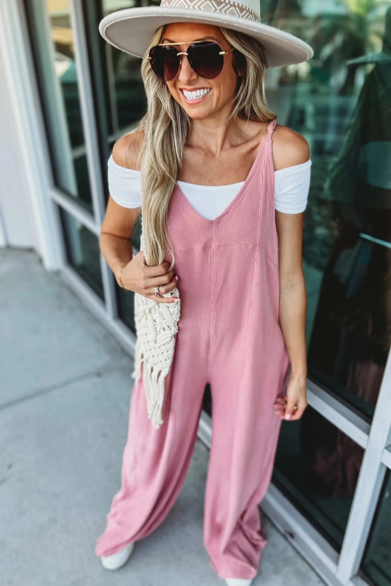 Desert Moon Rose Pink Jumpsuit