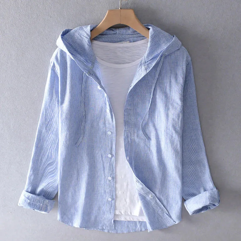 Elena | Lightweight Hooded Blouse