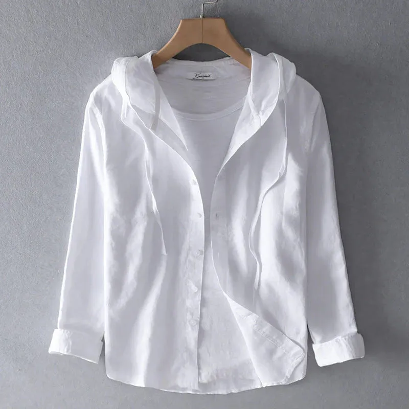 Elena | Lightweight Hooded Blouse