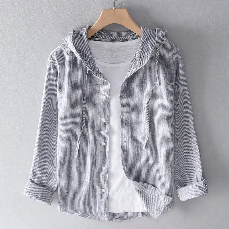 Elena | Lightweight Hooded Blouse