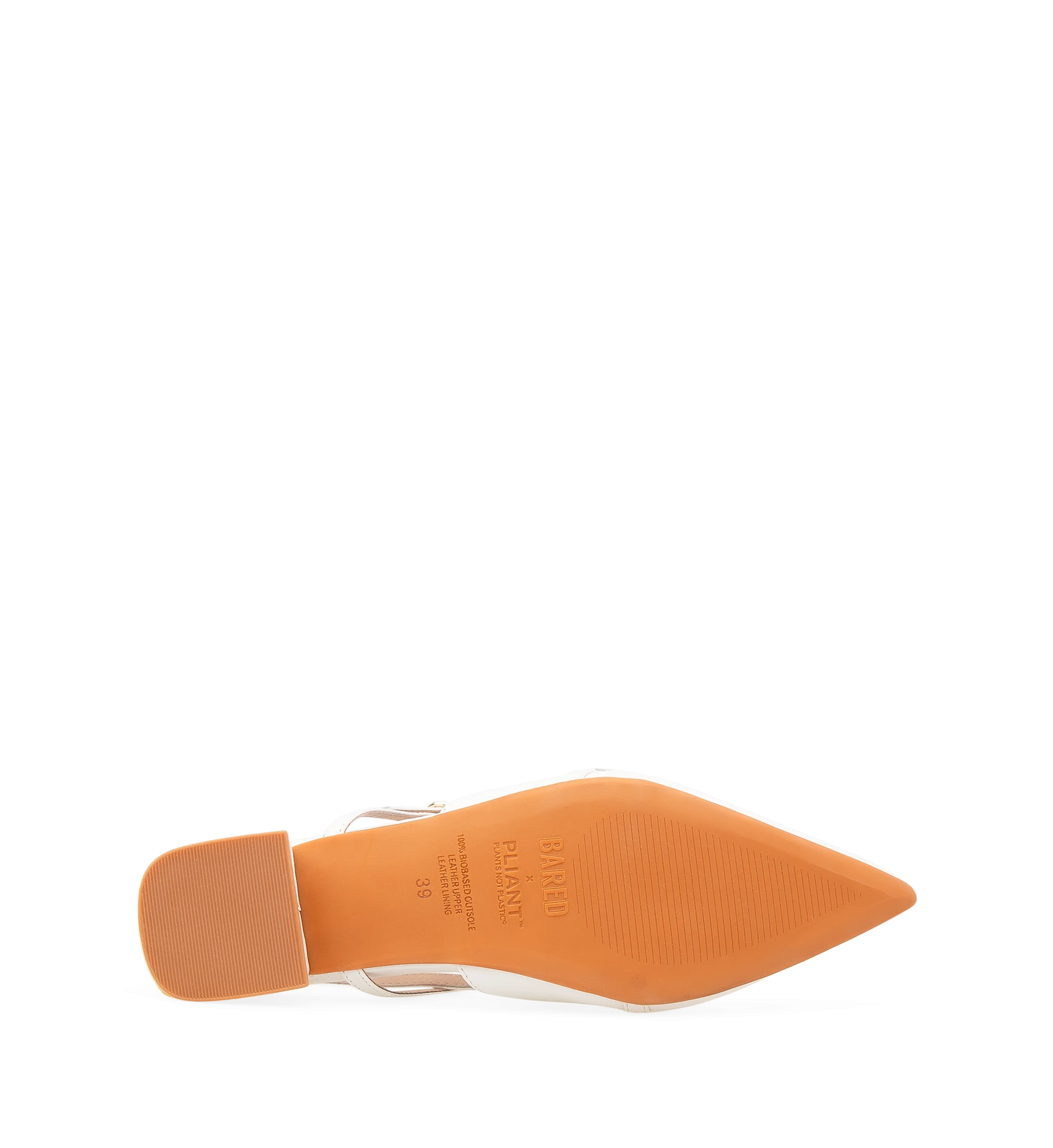 Firecrown White Leather Flats