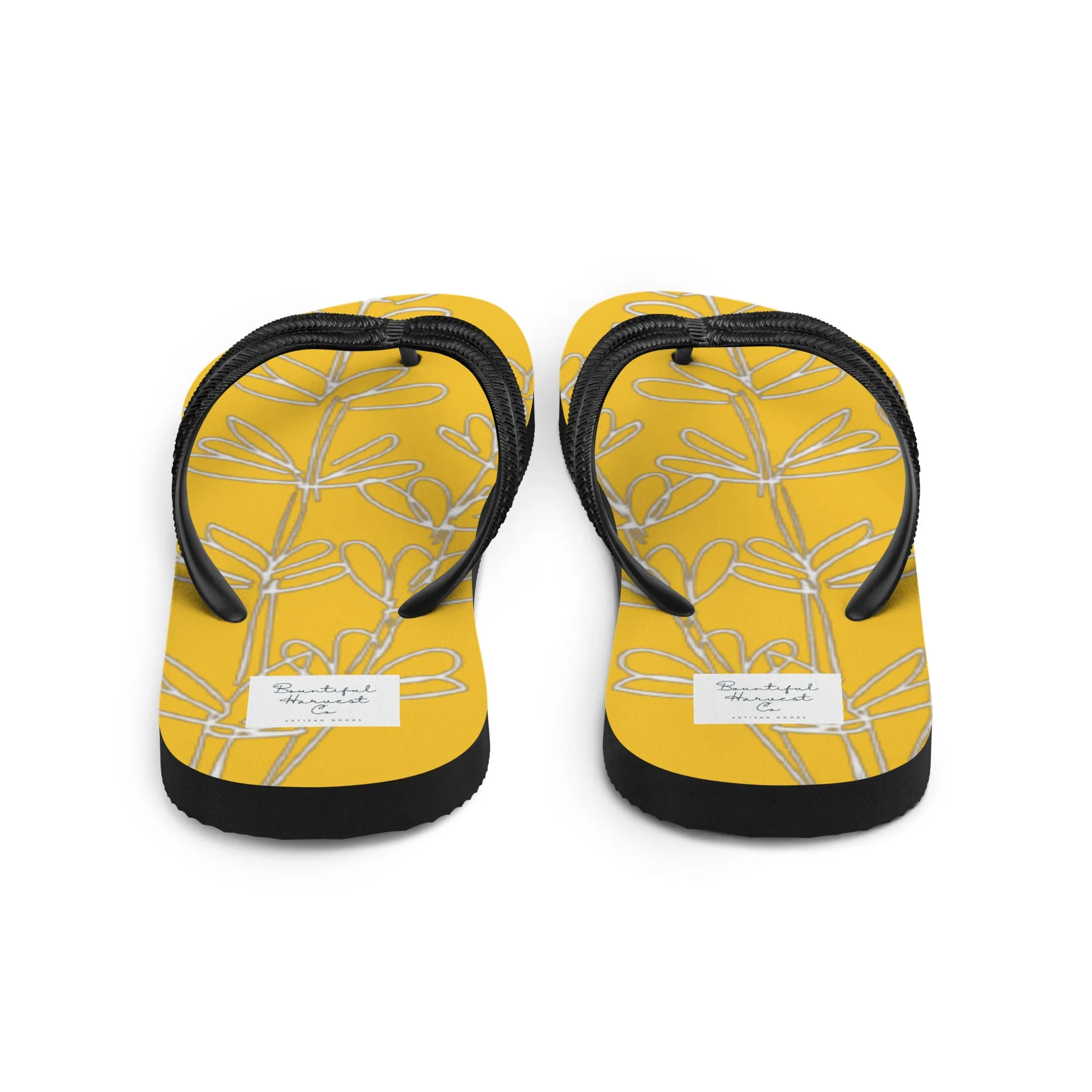 GOLD LAVENDER Flip-Flops