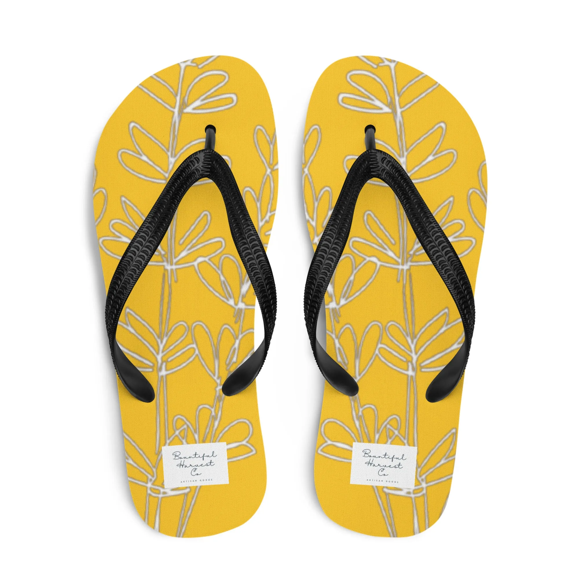 GOLD LAVENDER Flip-Flops
