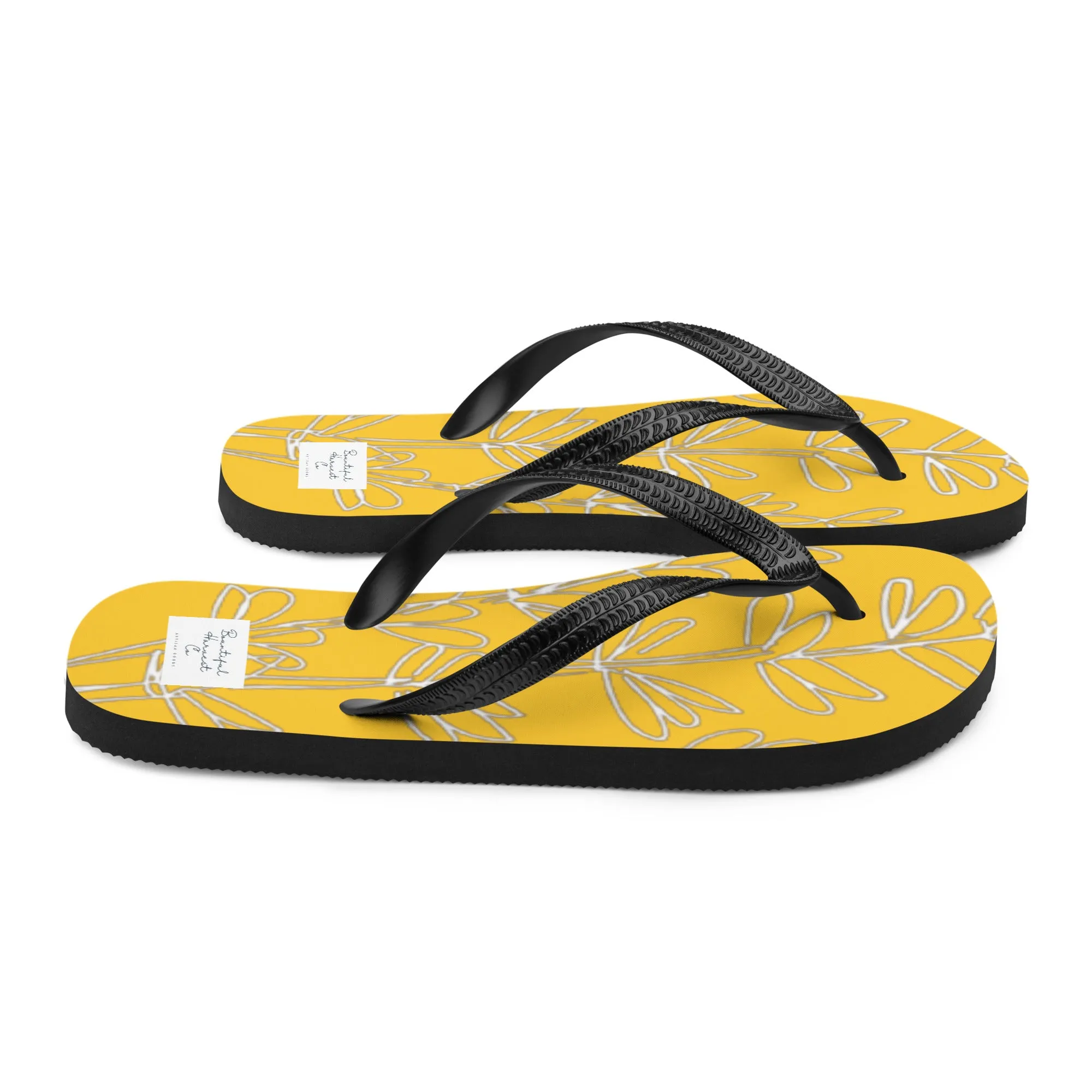 GOLD LAVENDER Flip-Flops