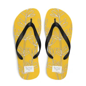 GOLD LAVENDER Flip-Flops