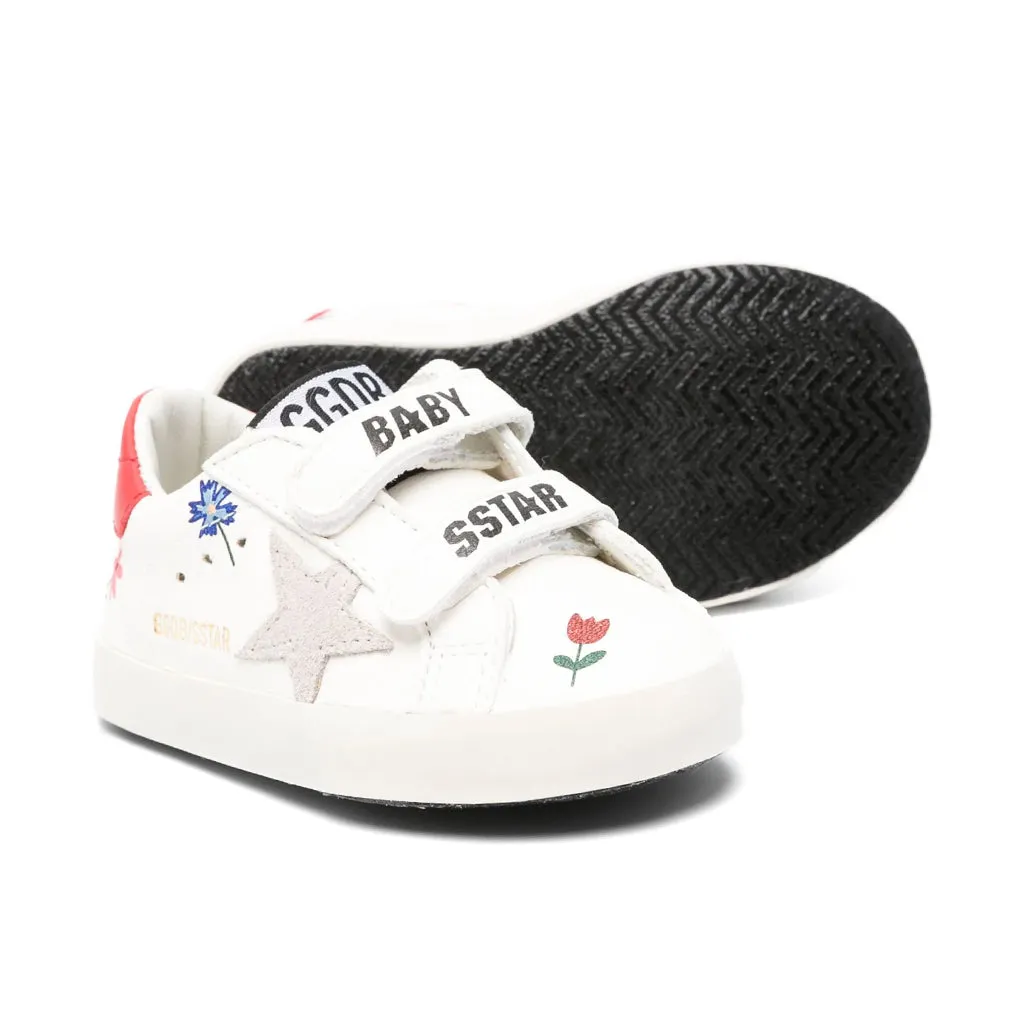 Golden Goose Baby School Suede Star Sneakers