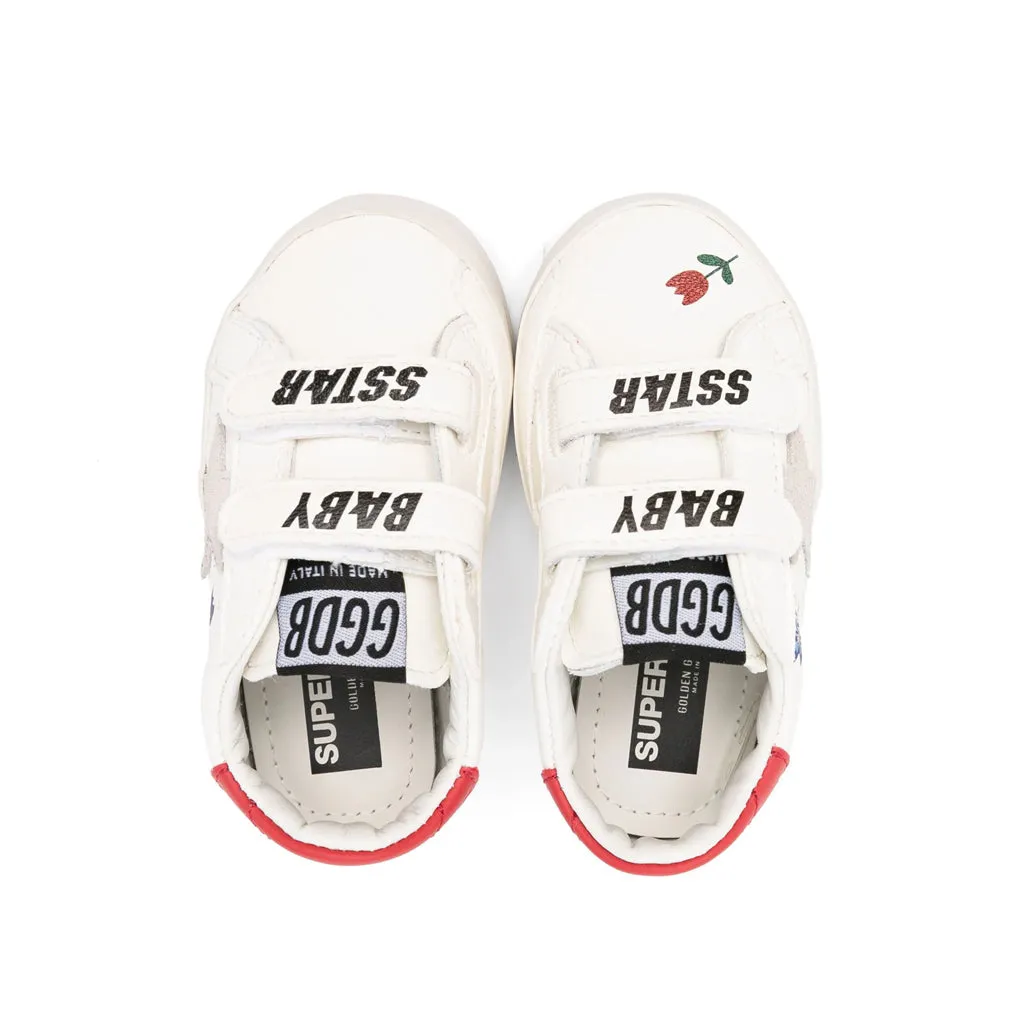 Golden Goose Baby School Suede Star Sneakers