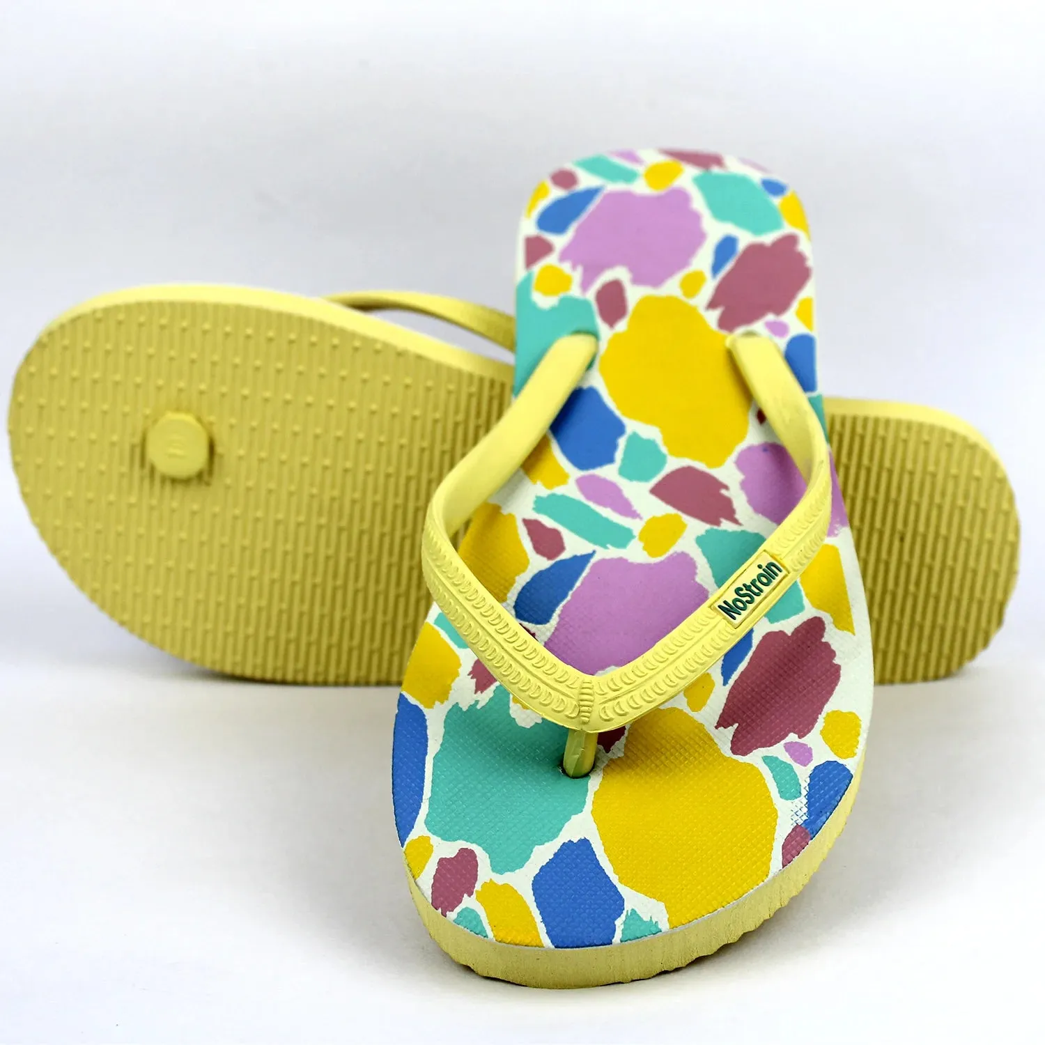 GoWild Pastel Yellow Flip-flops Women
