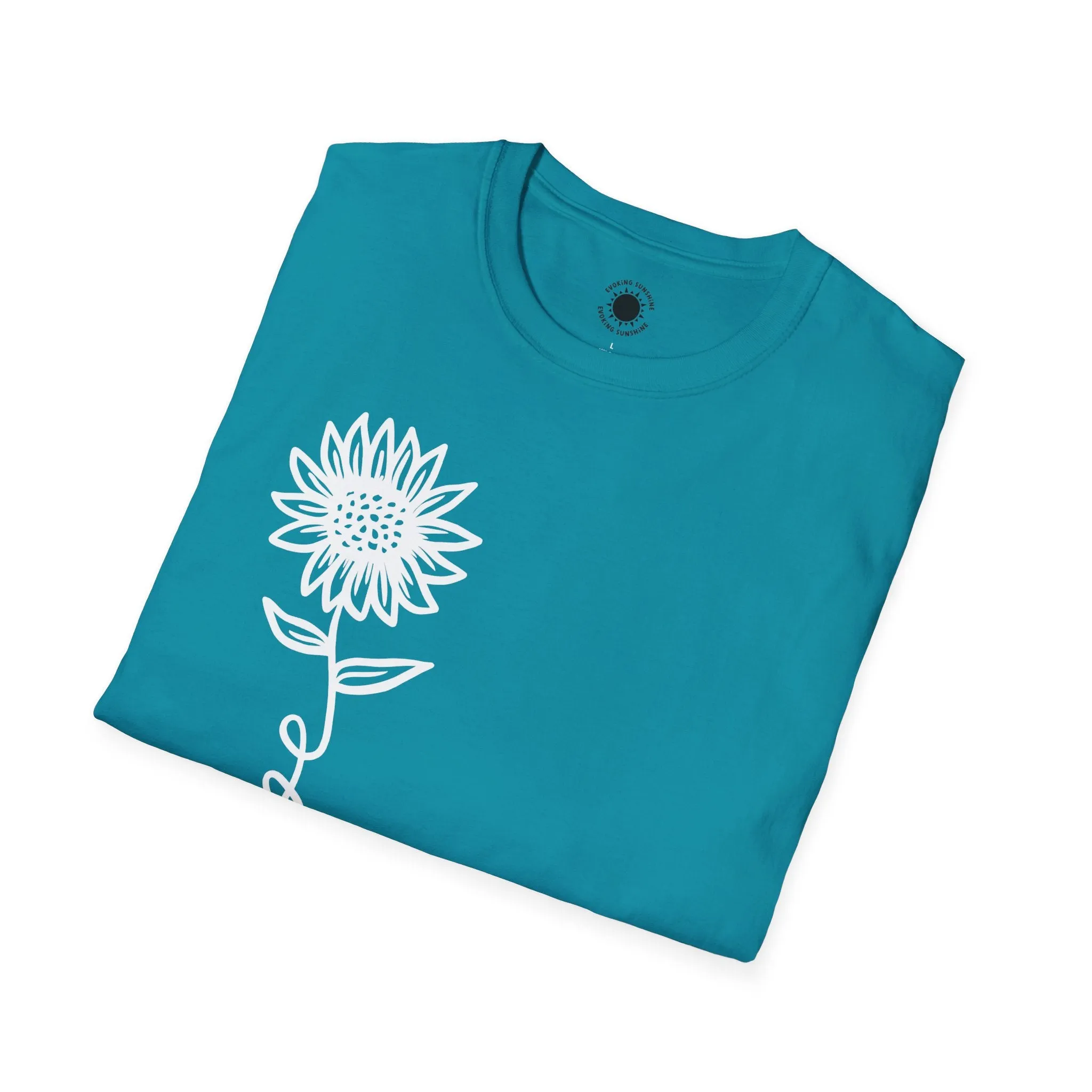 Hope-Inspired Unisex Softstyle T-Shirt - Floral Design for Everyday Wear