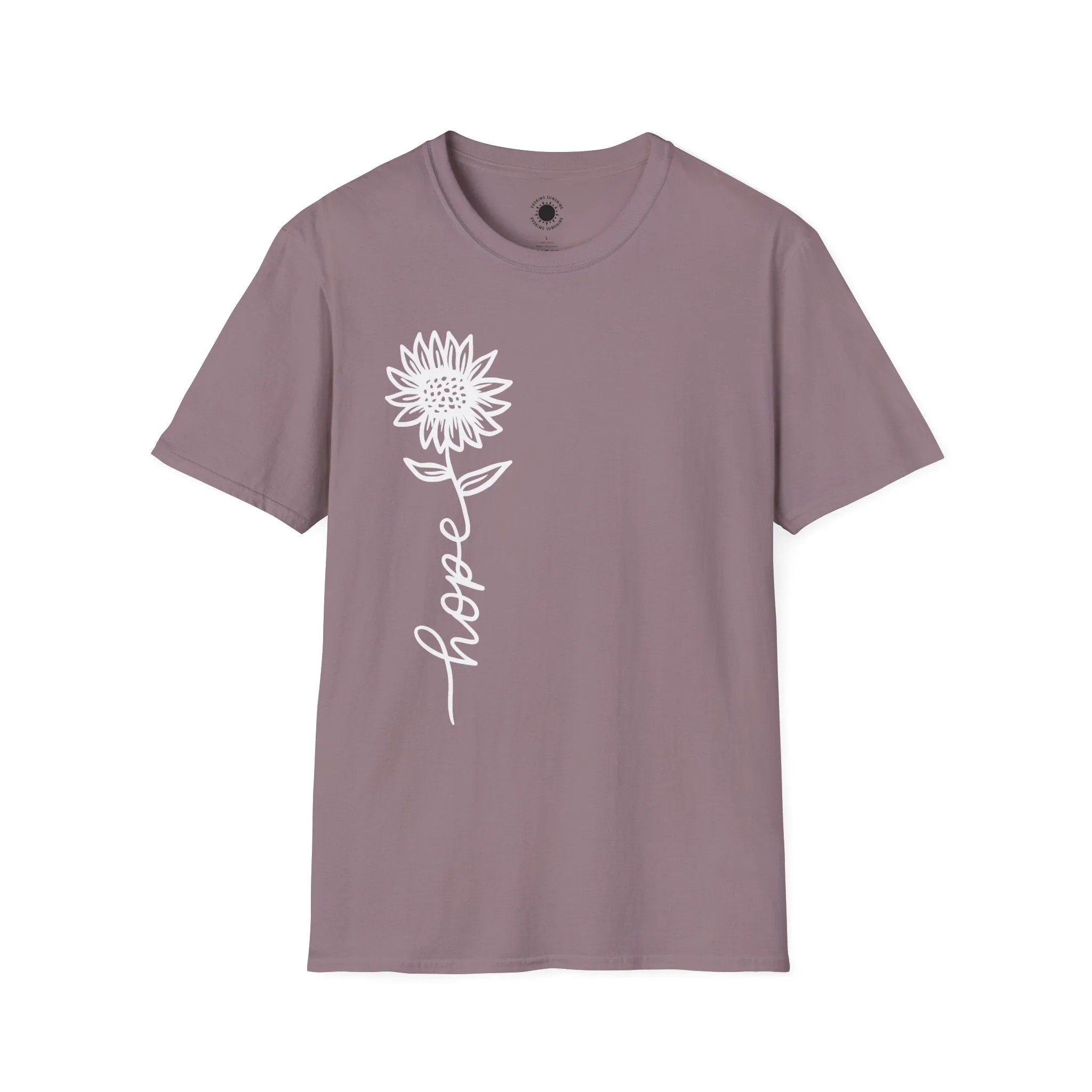 Hope-Inspired Unisex Softstyle T-Shirt - Floral Design for Everyday Wear