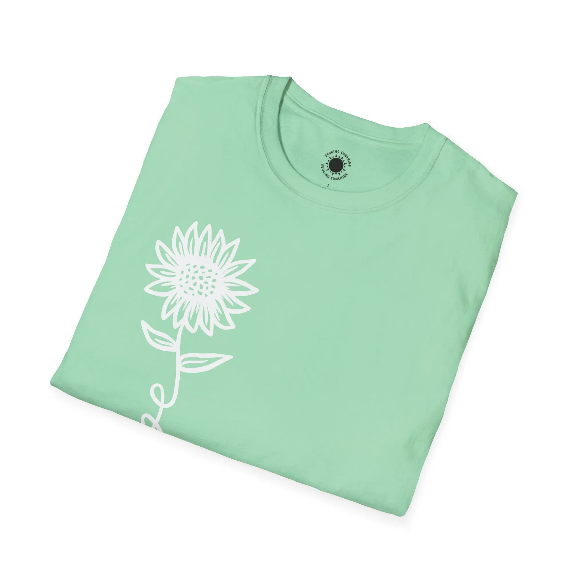 Hope-Inspired Unisex Softstyle T-Shirt - Floral Design for Everyday Wear