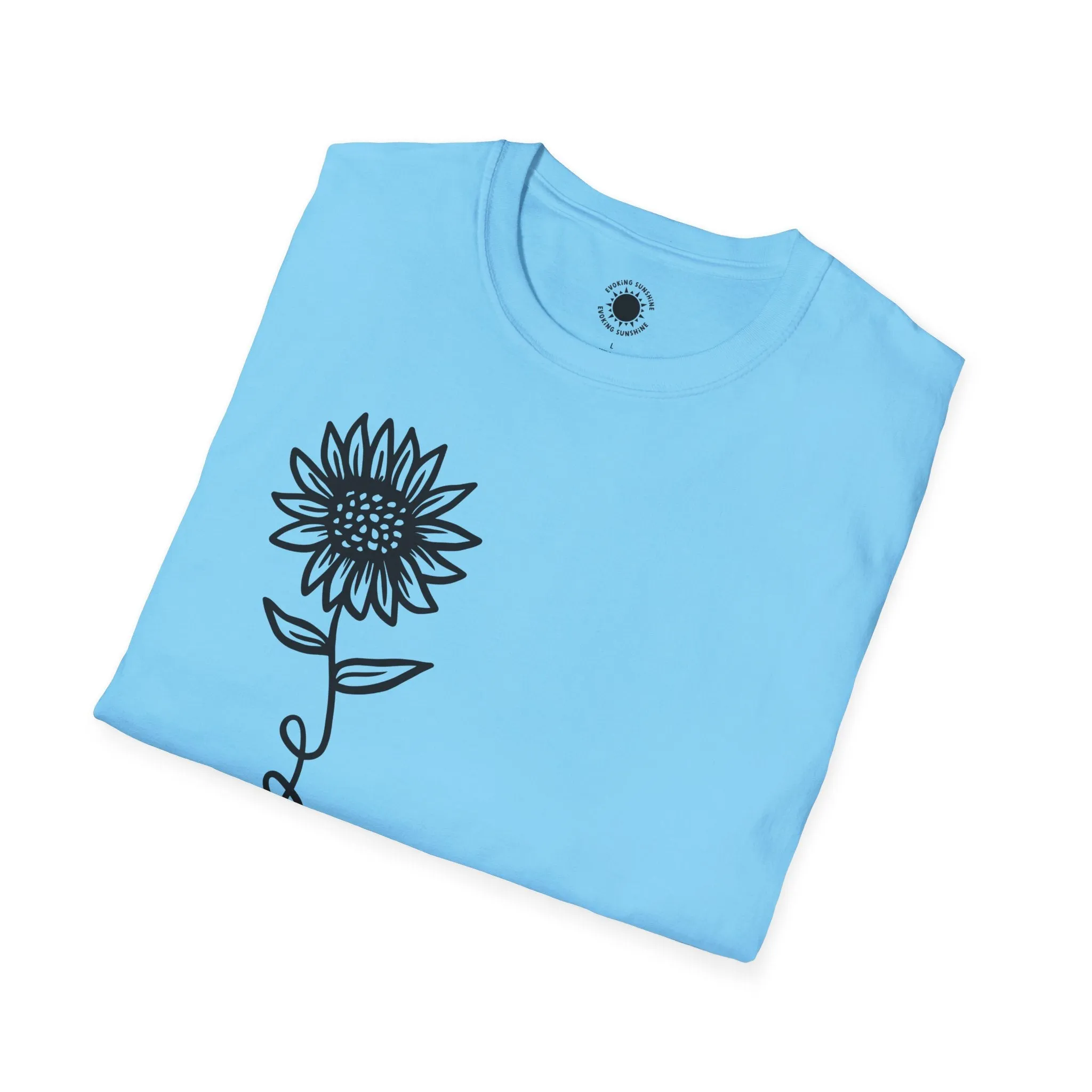 Hope-Inspired Unisex Softstyle T-Shirt - Floral Design for Everyday Wear