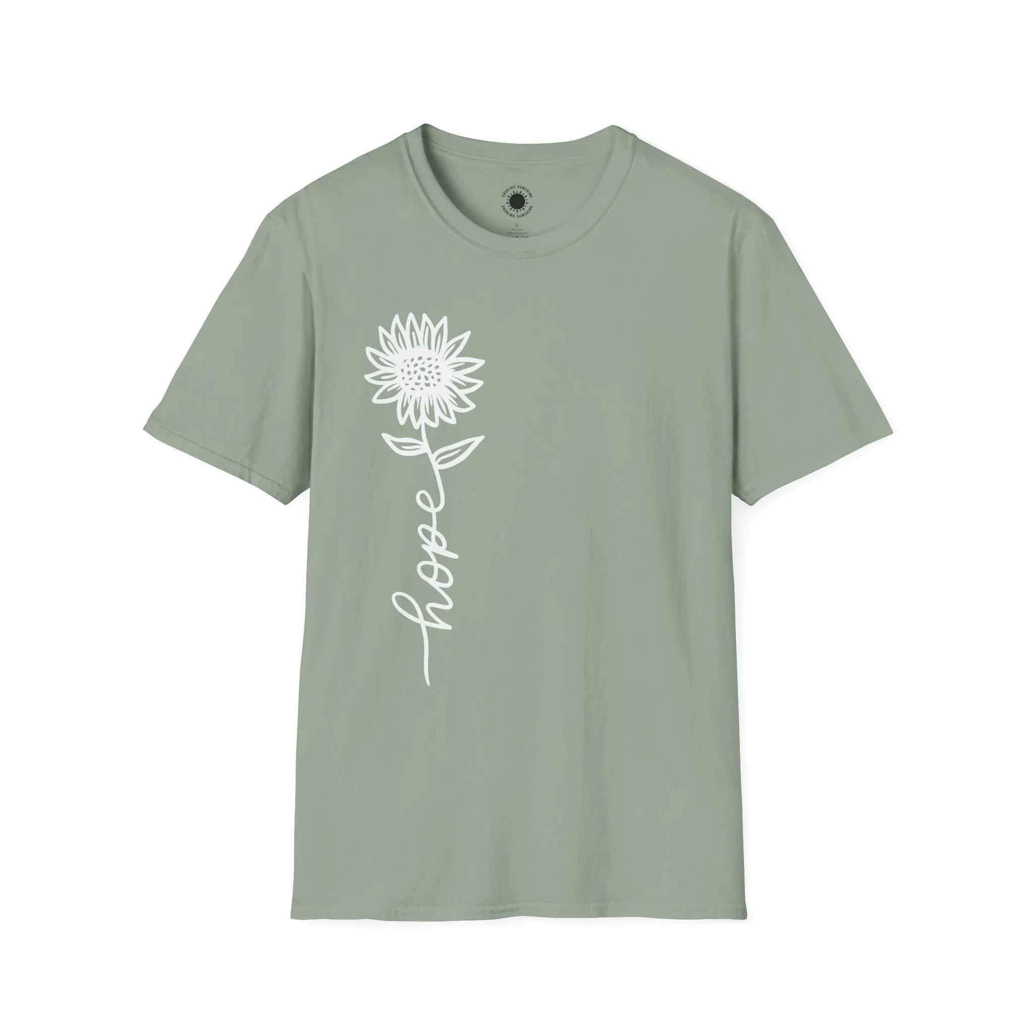 Hope-Inspired Unisex Softstyle T-Shirt - Floral Design for Everyday Wear