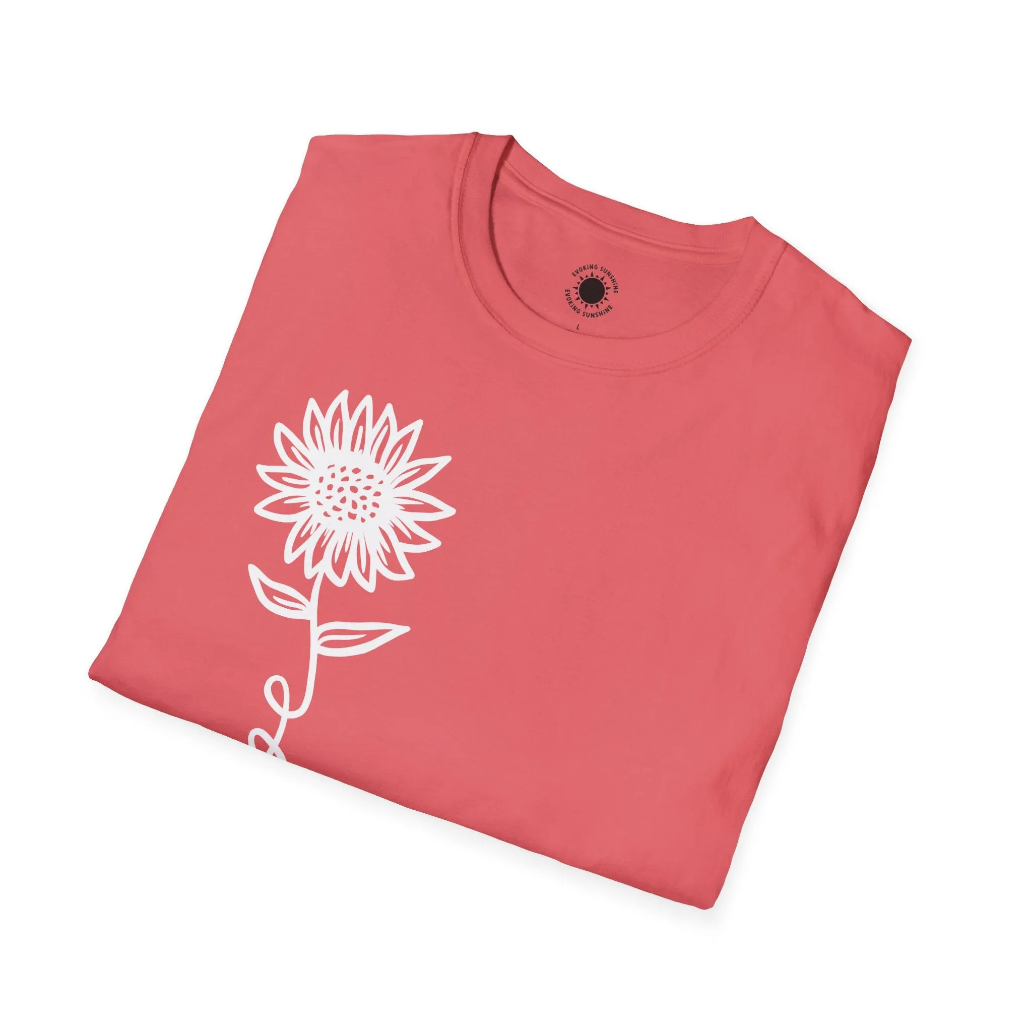 Hope-Inspired Unisex Softstyle T-Shirt - Floral Design for Everyday Wear