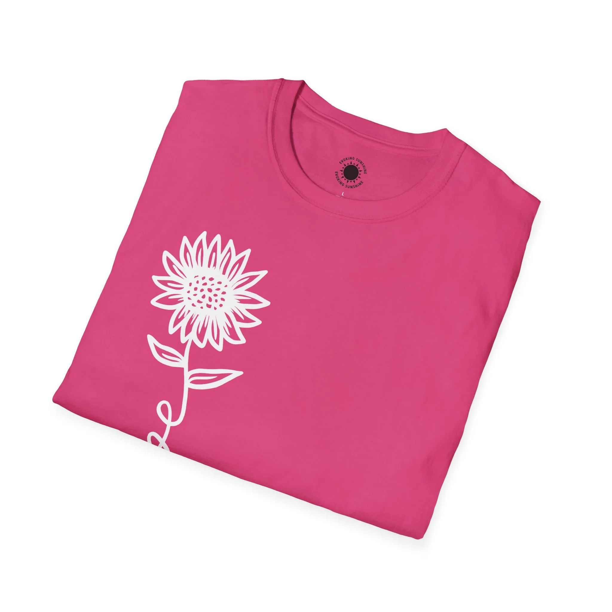 Hope-Inspired Unisex Softstyle T-Shirt - Floral Design for Everyday Wear