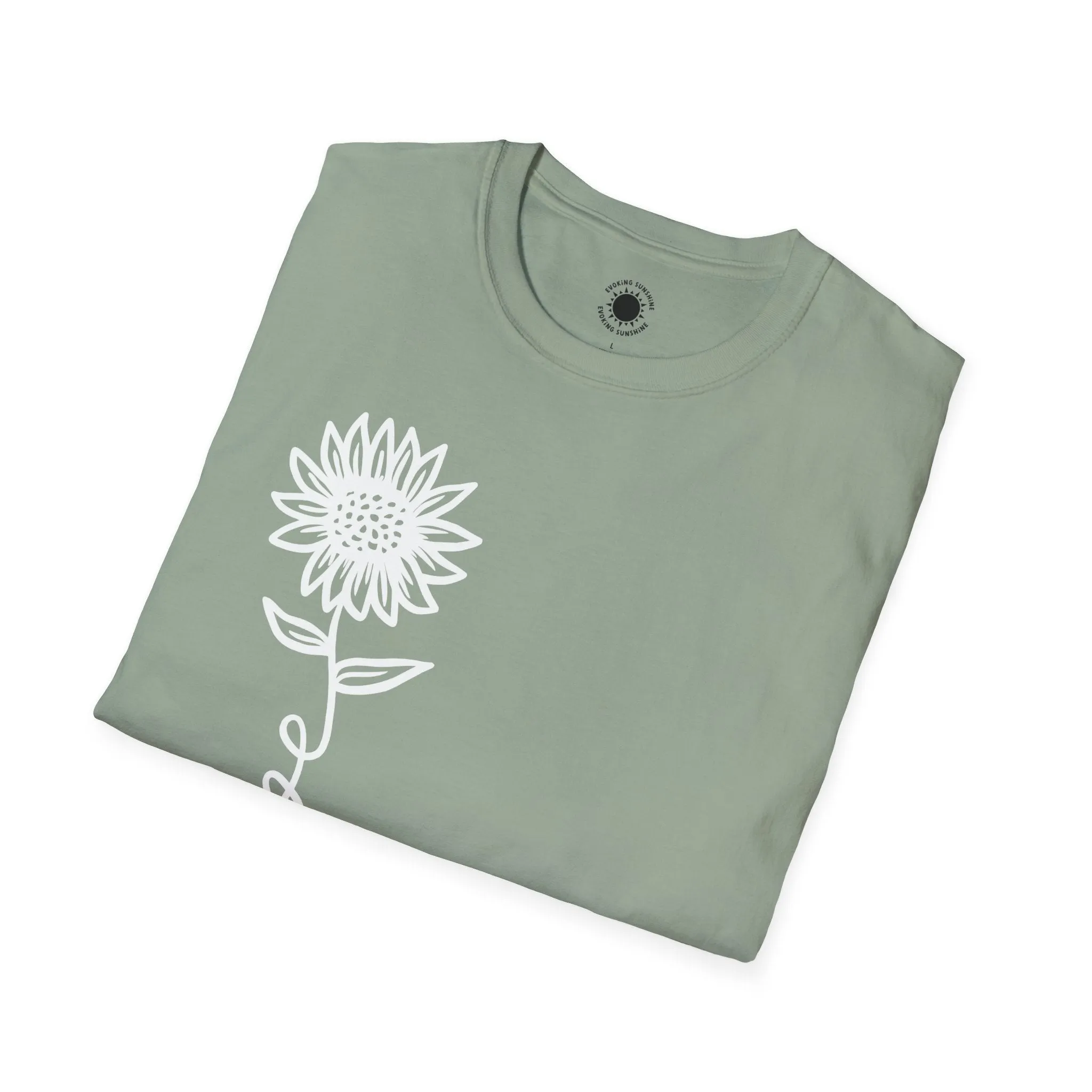 Hope-Inspired Unisex Softstyle T-Shirt - Floral Design for Everyday Wear