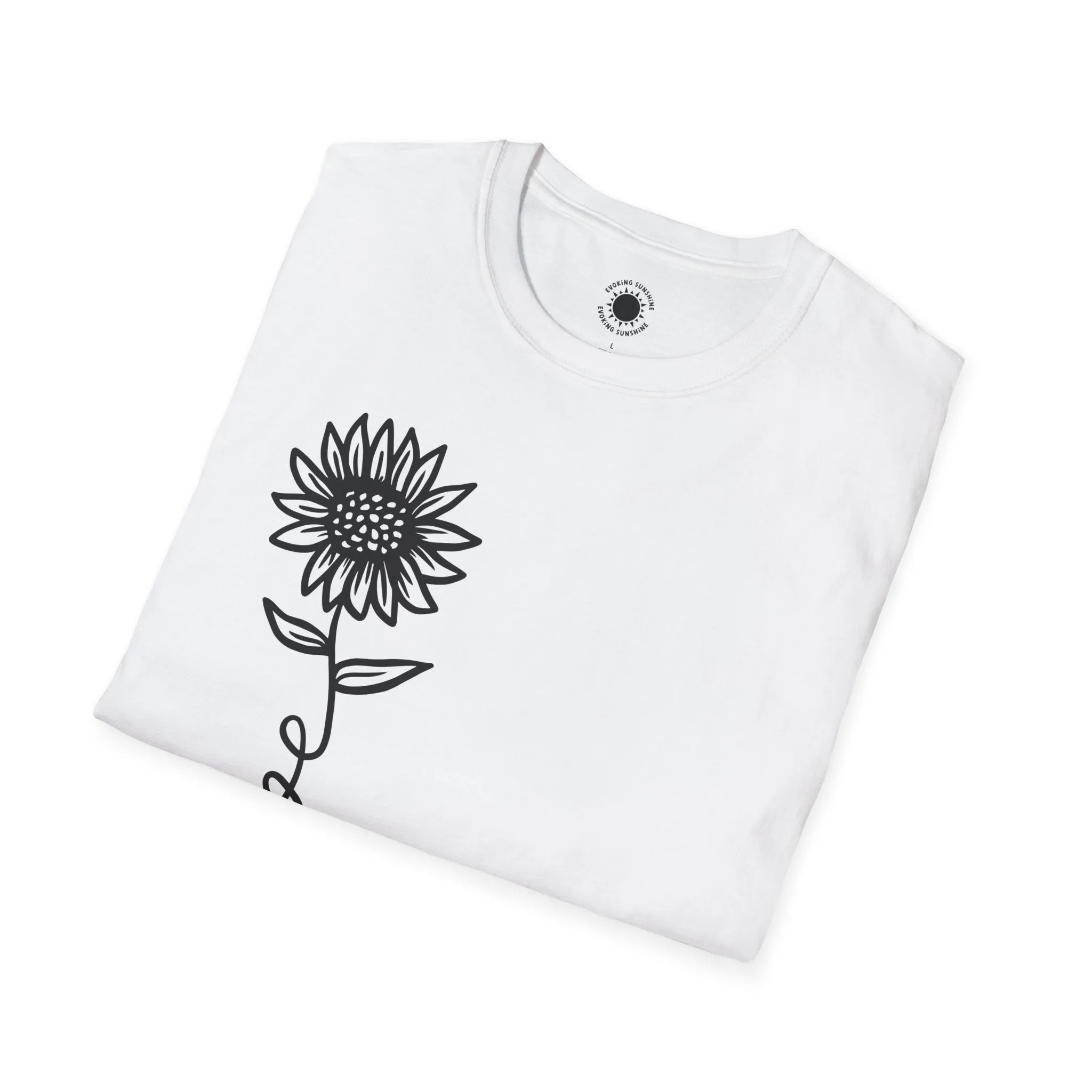 Hope-Inspired Unisex Softstyle T-Shirt - Floral Design for Everyday Wear