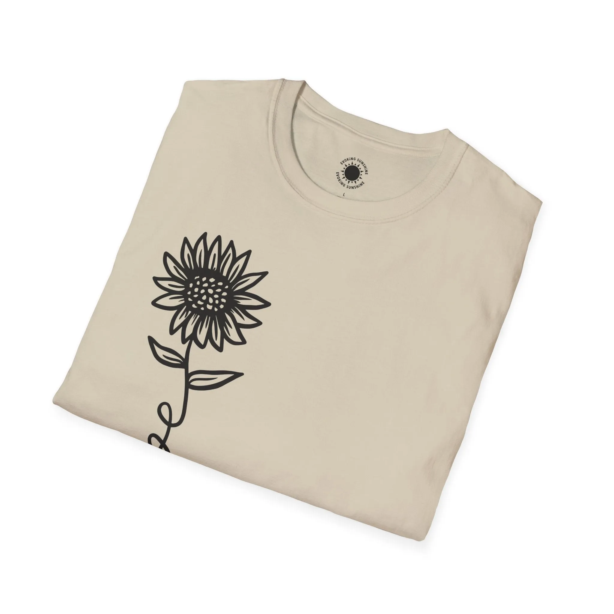 Hope-Inspired Unisex Softstyle T-Shirt - Floral Design for Everyday Wear