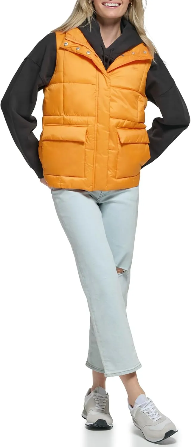 Levi's Women's Sporty Box Quilted Puffer Vest