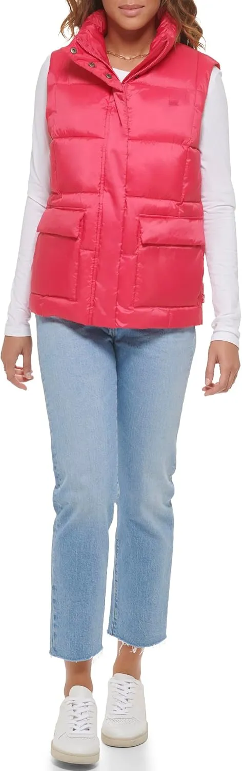 Levi's Women's Sporty Box Quilted Puffer Vest