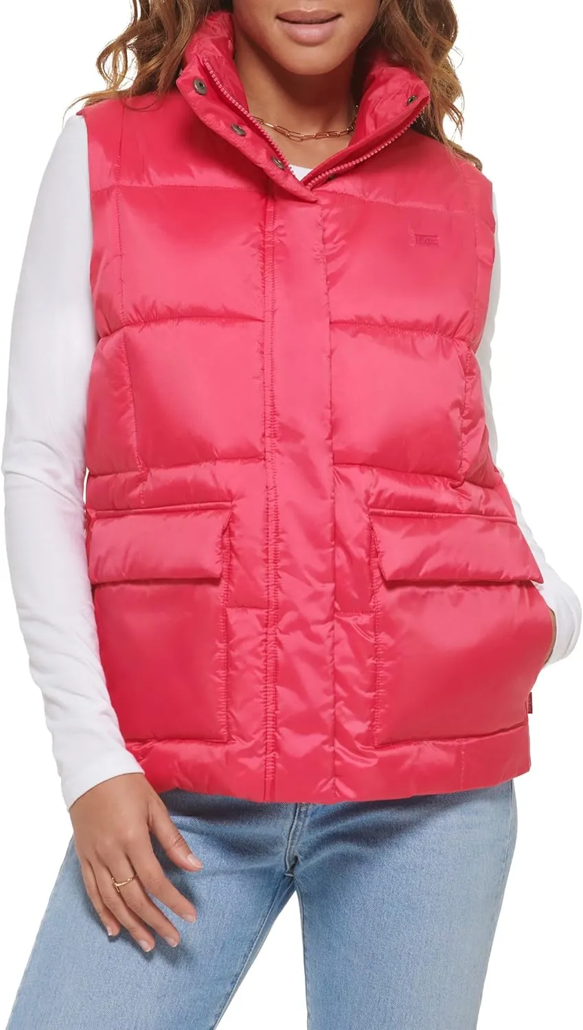 Levi's Women's Sporty Box Quilted Puffer Vest